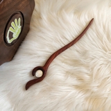 TRÂM CÀI TÓC GỖ ĐÍNH ĐÁ - GIỮA