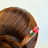 TRÂM CÀI TÓC GỖ-RESIN & SNOWY ĐỎ - 7