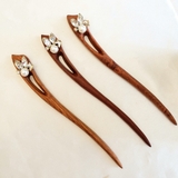 Trâm cài tóc gỗ đính CON ONG ĐÁ