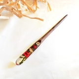 TRÂM CÀI TÓC GỖ RESIN - MIX 124