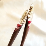 TRÂM CÀI TÓC GỖ- RESIN SNOWY ĐỎ & SAO 137