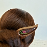 Trâm cài tóc gỗ- resin- SNOWY - DƯƠNG SỈ