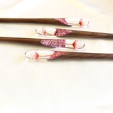 TRÂM CÀI TÓC GỖ RESIN - KIM TUYẾN