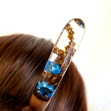 Trâm cài tóc gỗ- resin- hoa khô 60