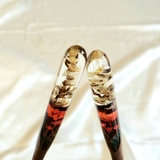 Trâm cài tóc gỗ-resin-ống-snowycam&sao 125