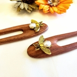 Trâm gỗ cài tóc ONG VÀNG