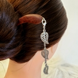 Trâm cài tóc tua rua 3 LÁ