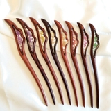 Trâm cài tóc gỗ- resin- cánh tiên-hoatuyết-105