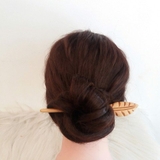 Trâm gỗ cài tóc Leaf