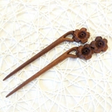 Trâm cài tóc gỗ Hoa mai (2 hoa)