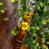 Trâm cài tóc gỗ- resin- hoa khô 36