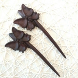 Trâm gỗ cài tóc " Butterfly Carve" 3D