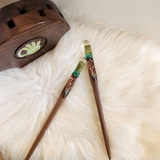 TRÂM CÀI TÓC GỖ-RESIN & SNOWY HOA - DƯƠNG SỈ