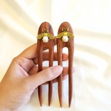 Trâm gỗ cài tóc ONG VÀNG