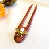 Trâm gỗ cài tóc ONG VÀNG