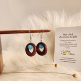 HOA TAI GỖ ĐÍNH HẠT ĐÁ 17