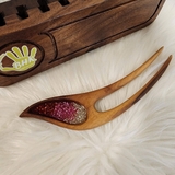 Trâm cài tóc gỗ- resin- ĐÁ NHUYỄN