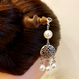 Trâm cài tóc tua rua bohemian hạt bẹt