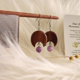 HOA TAI GỖ ĐÍNH HẠT ĐÁ 18