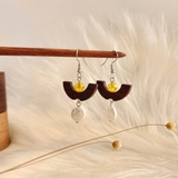 HOA TAI GỖ ĐÍNH HẠT ĐÁ 13