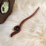 TRÂM CÀI TÓC GỖ ĐÍNH ĐÁ - GIỮA