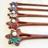 Trâm "Nhánh Lá đính hạt đá "