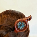 Trâm cài tóc gỗ- resin- PHALARIS