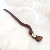 TRÂM GỖ ĐÍNH HOA 3 CÁNH-HOA HỒNG