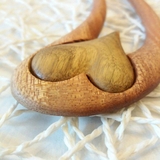 Trâm gỗ Heart hai que (2)