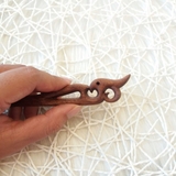 Trâm cài tóc gỗ Peafowl 2