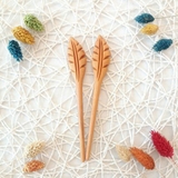 Trâm gỗ cài tóc Leaf