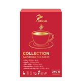 COLLECTION - tổng hợp 5 vị cà phê " Muối , Sữa dừa , Socola-Bạc hà , Sữa , Nhân Sâm " 15 STICK/HỘP