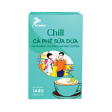 CHILL - CÀ PHÊ SỮA DỪA " 9 STICK/HỘP "