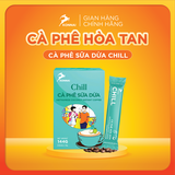 CHILL - CÀ PHÊ SỮA DỪA "16 STICK/HỘP"