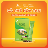 CRUSH - CÀ PHÊ SOCOLA BẠC HÀ " 16 STICK/HỘP"