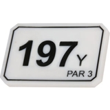 Biển đánh dấu sàn Tee nhựa nhiều màu sắc sân golf