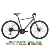 XE ĐẠP ĐƯỜNG PHỐ TOURING GIANT ESCAPE 1 DISC – PHANH ĐĨA, BÁNH 700C – 2022