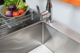 CHẬU MẶT BẰNG 2 HỘC LỆCH LUX.L.82.45.3.MB2.140