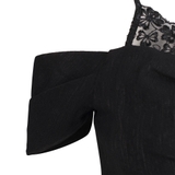 đầm phối ren ngực