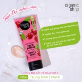 Tẩy Tế Bào Chết Da Mặt Organic Shop Gừng & Cherry 75ml Face Scrub Ginger & Cherry