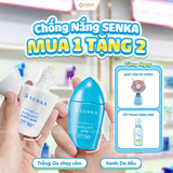 Kem Chống Nắng Vật Lý Dành Cho Da Nhạy Cảm SENKA Perfect UV Gentle Milk SPF 50+ PA++++ 40ml