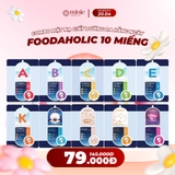 Combo 10 miếng mặt nạ giấy dưỡng da Foodaholic Essential Mask
