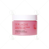 Mặt nạ đất sét thuần chay kiểm soát dầu nhờn cho da mụn DERLADIE VEGAN PINK CLAY MASK 60g