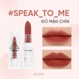 Son Thỏi Lì, Lên Màu Chuẩn 3CE Clear Layer Edition 3.5G