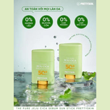 Kem Chống Nắng Phổ Rộng Rau Má Dạng Thỏi PRETTY SKIN The Pure Jeju Cica Sebum Sun Stick 18g