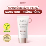 Kem chống nắng nâng tông hiệu chỉnh sắc da d'Alba Waterfull Tone-Up Purple Correcting Sun Cream SPF50+ PA++++ 50ml