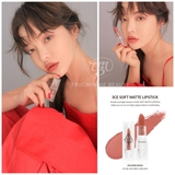 Son Thỏi Lì, Lên Màu Chuẩn 3CE Clear Layer Edition 3.5G