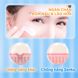 Kem Chống Nắng Vật Lý Dành Cho Da Nhạy Cảm SENKA Perfect UV Gentle Milk SPF 50+ PA++++ 40ml