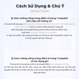Kem chống nắng nâng tone và dưỡng ẩm Judydoll Sun Defense Tinted Moisturizer SPF50+ PA++++ 40g