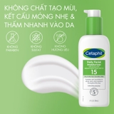 Sữa dưỡng ẩm chống nắng cho da nhạy cảm Cetaphil Daily Facial Moisturizer SPF15/PA++ 118ml